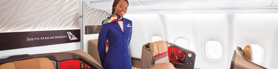 South African Airways business class - flysaa.com