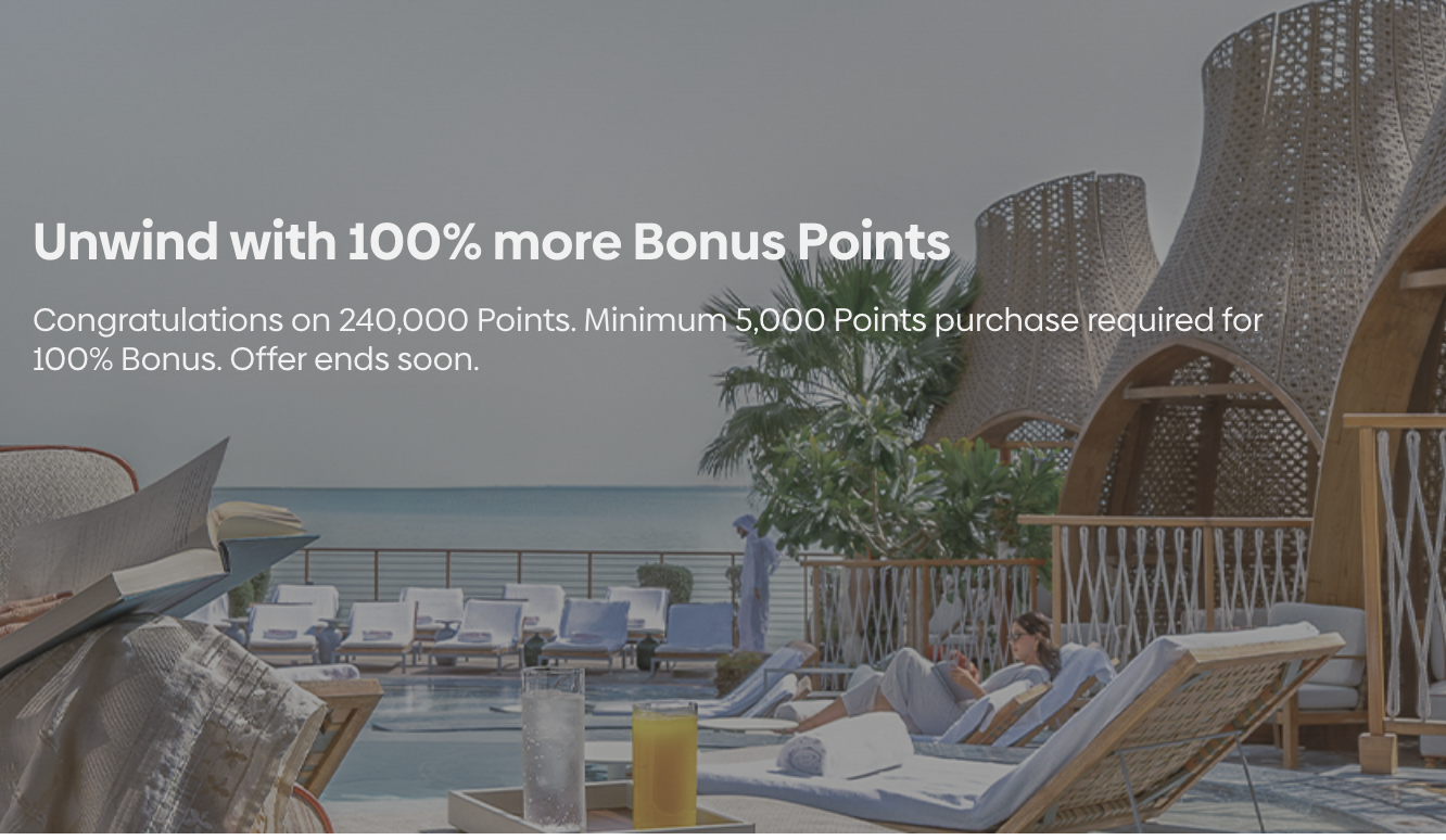 Hilton is back with a 100% points sale - Source: Hilton