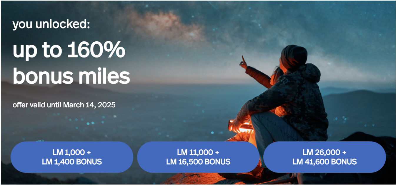 Avianca Lifemiles points sale - Source: Lifemiles.com