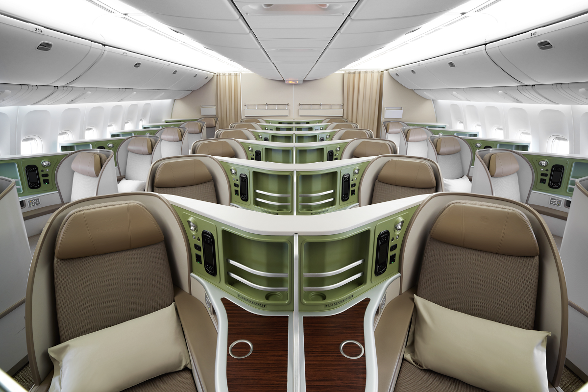 Eva Air business class - source: Eva Air