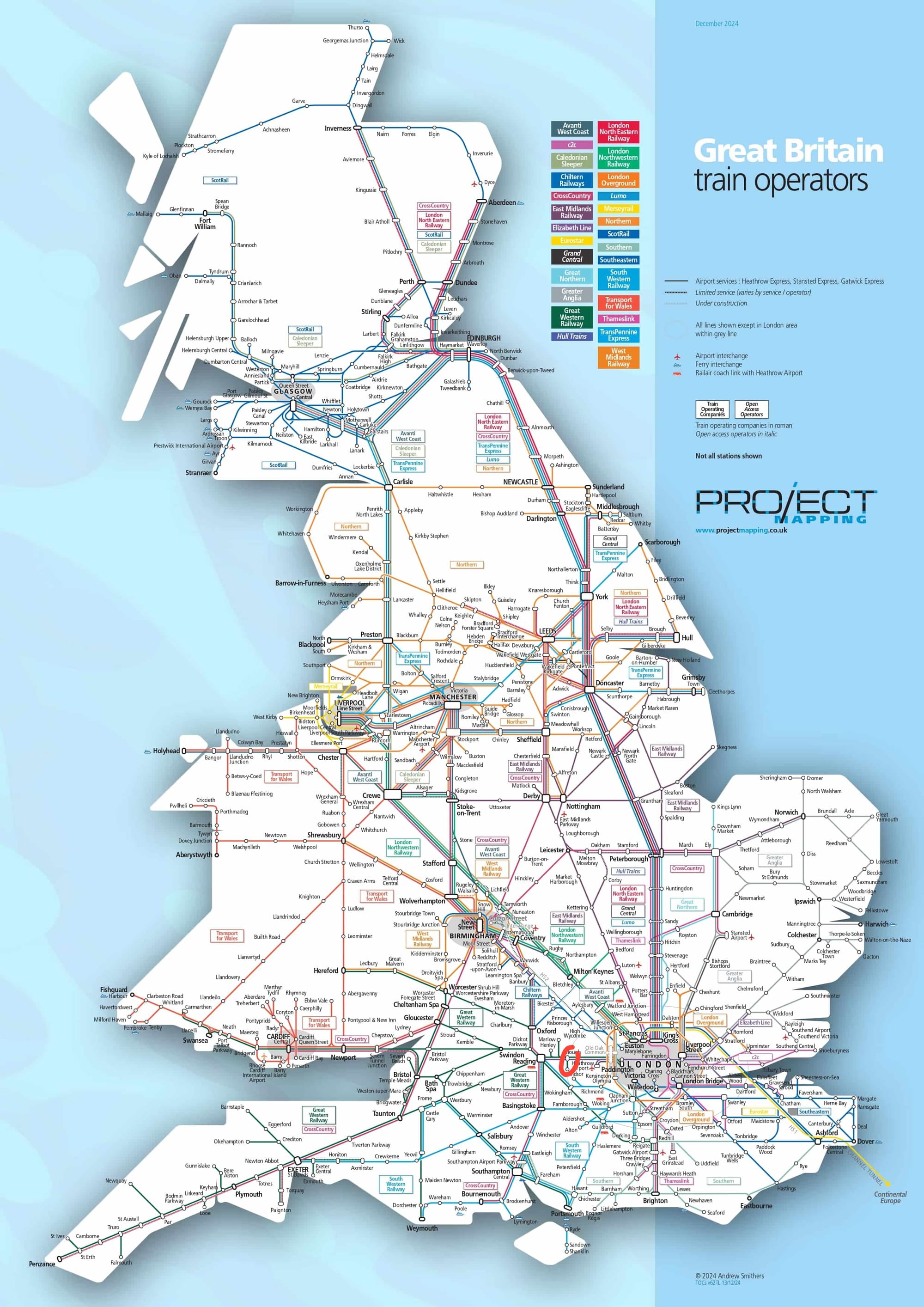 Location of the train station - Source: Andrew Smithers / Project Mapping