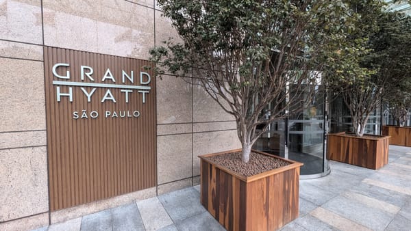 Photo of the entrance to the Grand Hyatt São Paulo 