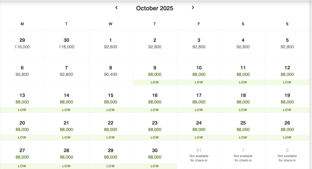 a screenshot of a calendar