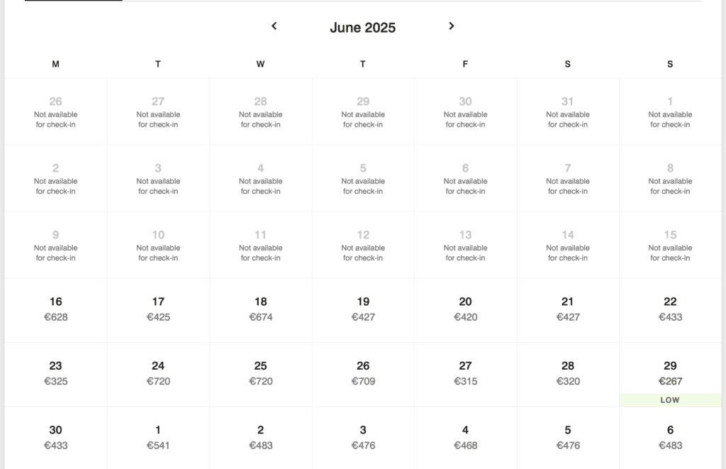 a calendar with numbers and a few words