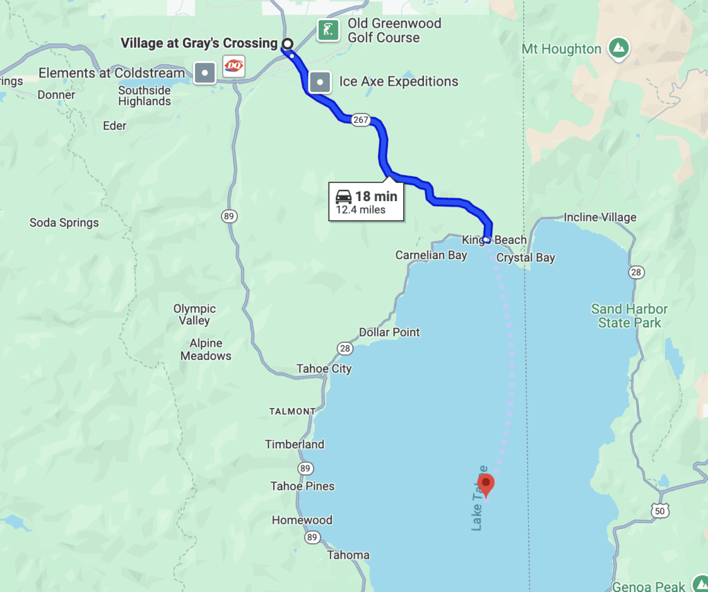a map of a road