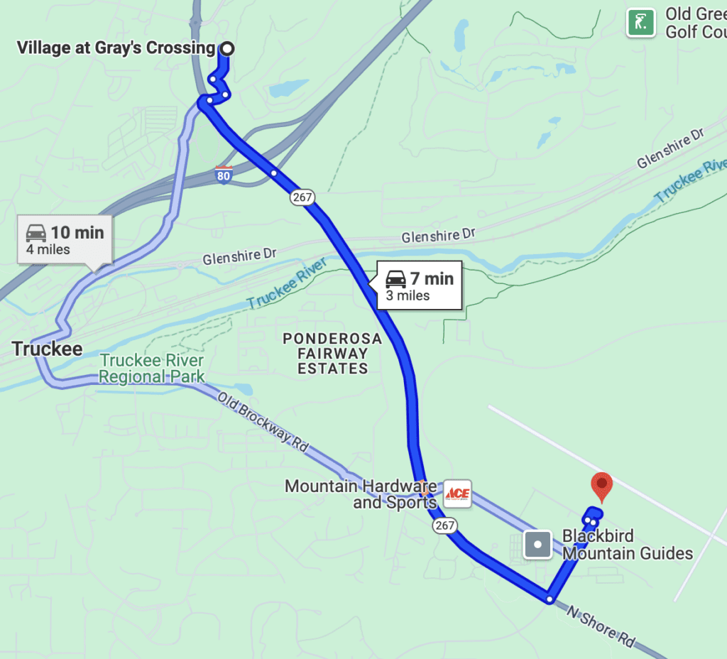 a map of a route
