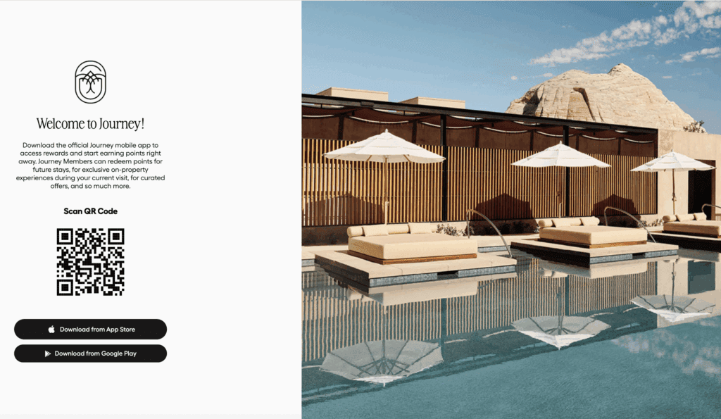 a pool with umbrellas and beds